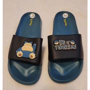 Pokemon Snorlax 'Do it tomorrow' Slides Size Small Medium